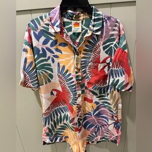 Farm Rio Macaw Party Romper